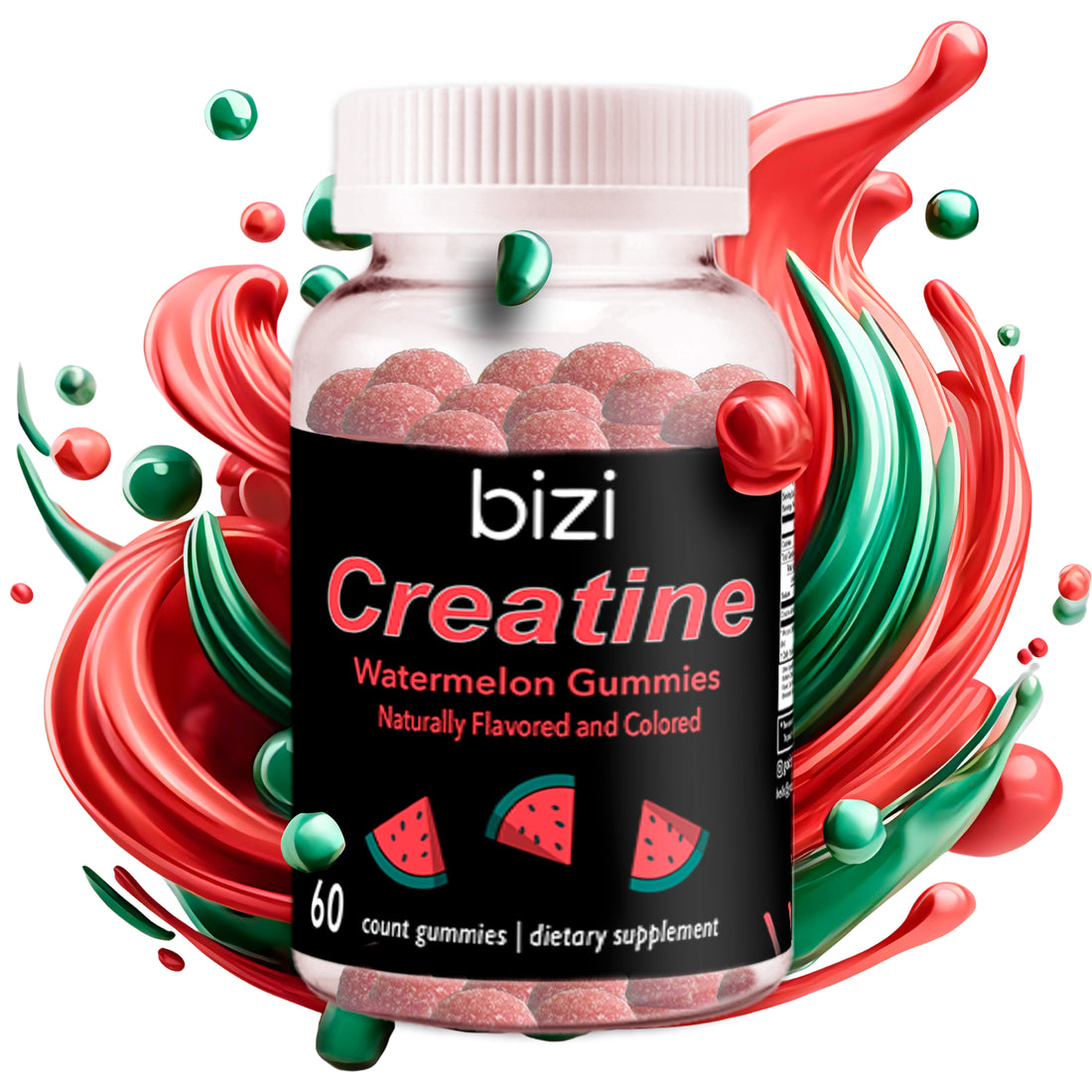 Bizi Creatine Watermelon Gummies